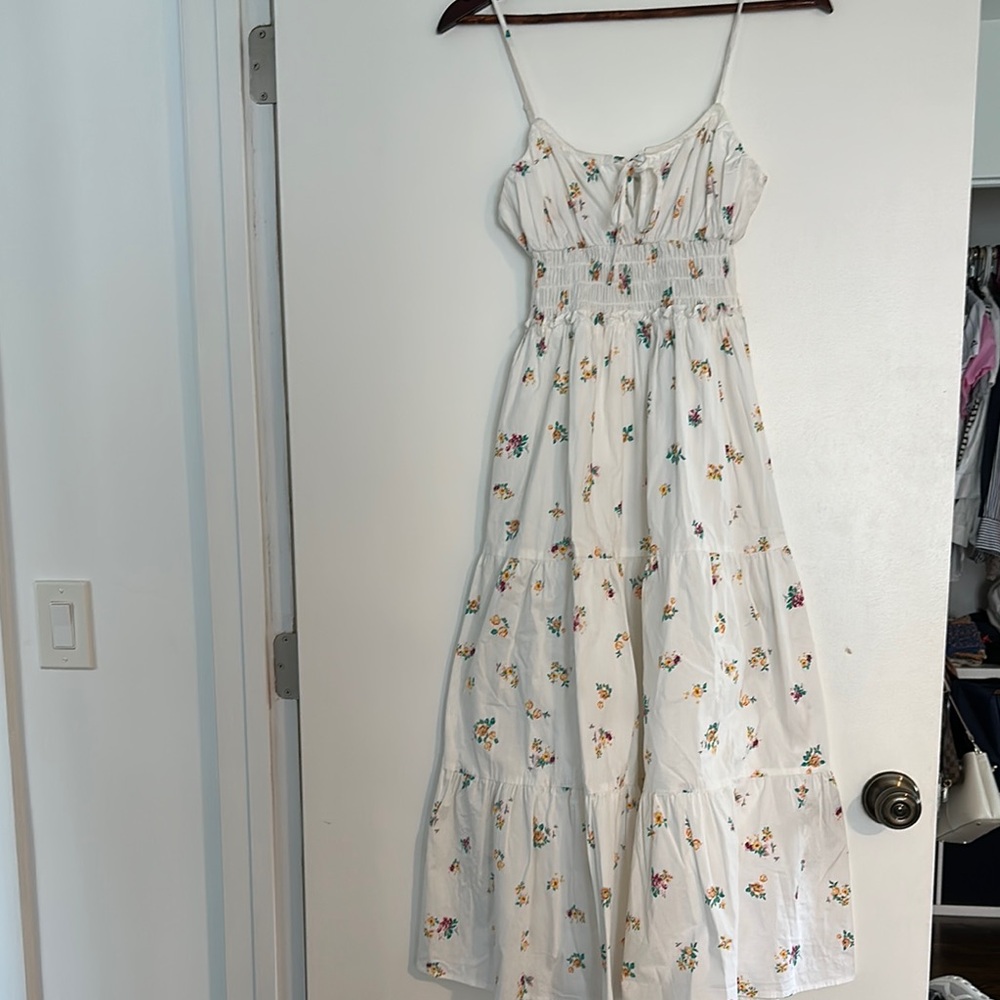 Floral Maxi Dress with Spaghetti Straps